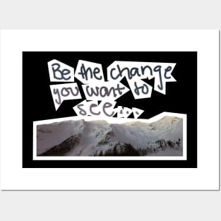 Positively mountain vibes Posters and Art